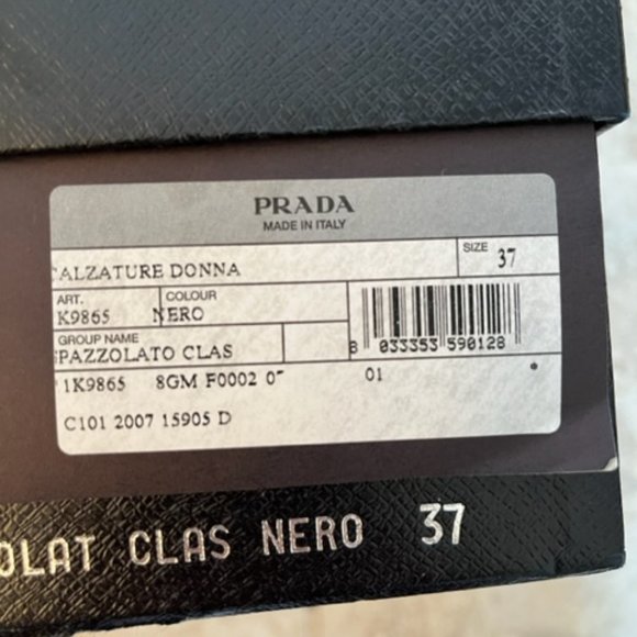 Prada Black Pump Size 37 - Picture 5 of 10